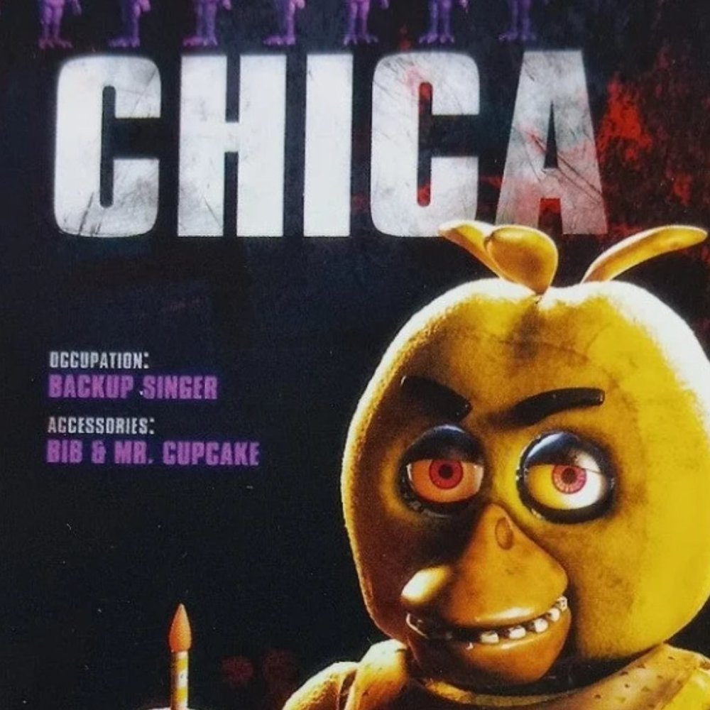Five Nights At Freddy's CHICA Promo Card FNAF Dave & Busters Halloween 2023 NEW